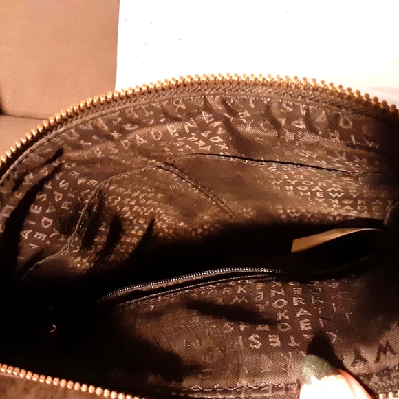 SOLD Kate Spade Cross Body Bag Black and white Polka-dots - Picture 7 of 7